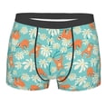 thumbnail image 5 of Uemuo Cute Sloth on Floral Tree Pattern Men's Boxer Briefs,Trunk Anti-Chafing,Comfortable, Durable, and Stylish Underwear-, 5 of 9