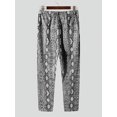 thumbnail image 5 of Men's Serpentine Long Pants Trouser Body Fit Printing Fancy Pants, 5 of 5