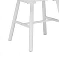 thumbnail image 6 of Dycanpo Dining Chairs Set of 6 with Solid Wood, 18'' Tall, Mid Century for Dining Room, White, 6 of 8