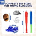 thumbnail image 2 of Set de tee-ball TOY Life para niños de 3 a 8 años con bate, soporte, camiseta y 6 pelotas, 2 of 8