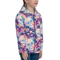 thumbnail image 5 of Sikiie Skull rainbow color space Zip Up Hoodie Teenage, hoodies for Teenage, Zipper Sweatshirt Jacket for Daily, Traveling-Medium, 5 of 6