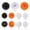 Black Orange White Halloween, variant on 21pcs Fall Boho Birthday Party Decorations,Neutral Retro Happy Banner, Paper Streamers Lanterns, Tissue Pom Poms Fan, Rustic Backdrop