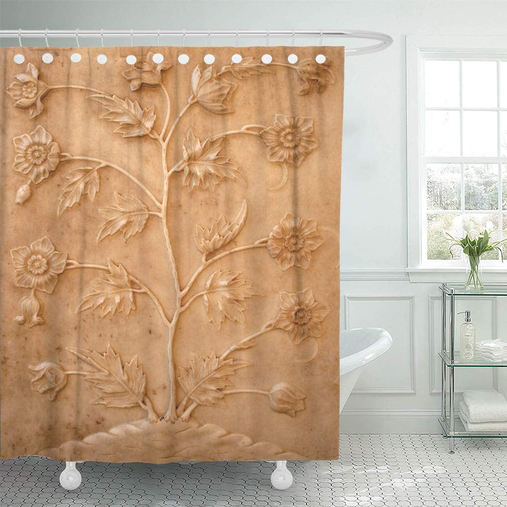 YUSDECOR Ancient Wall Sculpture from Stone in The Form Bathroom Decor