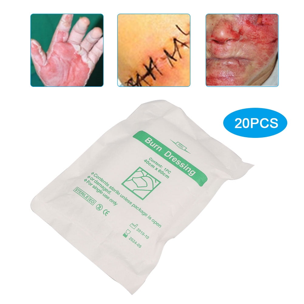 LYUMO Burning Dressing Pad Emergency Healing Bandage Care Supply 20pcs Professional