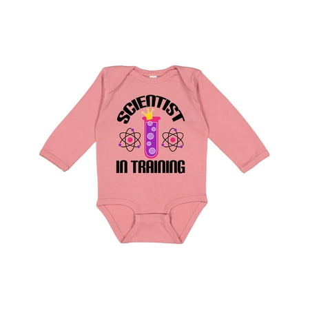 

Inktastic Future Scientist in Training Gift Baby Girl Long Sleeve Bodysuit