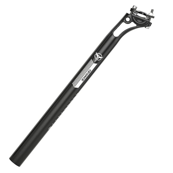 Bike Seatpost Length 400mm Outer Diameter 27.2/30.9/31.6mm, Bicycle Seat Post Aluminum Alloy Offset 25mm for MTB BMX