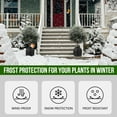 thumbnail image 4 of Opvise Plant Winter Protection Pot Plant Frost Protection Cover Flower Pot Protection Bag Winter Outdoor Fruit Trees Potted Plants Protector Black, 4 of 8