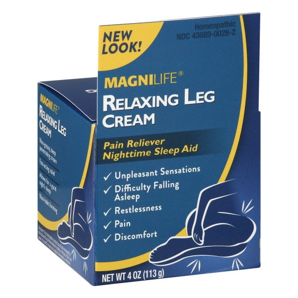 Magnilife Relaxing Pain Reliever Leg Cream, 4 Oz.