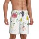 thumbnail image 2 of Balery Wildflowers Pantalones cortos de pijama de punto de algodón para hombre con cinturilla y bolsillos-Small, 2 of 6