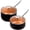 2+3 Quarts, variant on Ultra Nonstick Ceramic Saucepan Set with Lids, 3-Piece (1, 2, and 3 Quart) Copper-Bottom Pots
