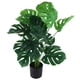 thumbnail image 1 of Planta Artificial De Monstera, Planta En Maceta Artificial De Larga Duración De 80 Cm, 18 Hojas Para El Hogar, 1 of 7