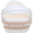 thumbnail image 3 of Zapatos Crocs Crocband Unisex Zueco Blanco Rosa Caramelo 9W 7M, 3 of 7