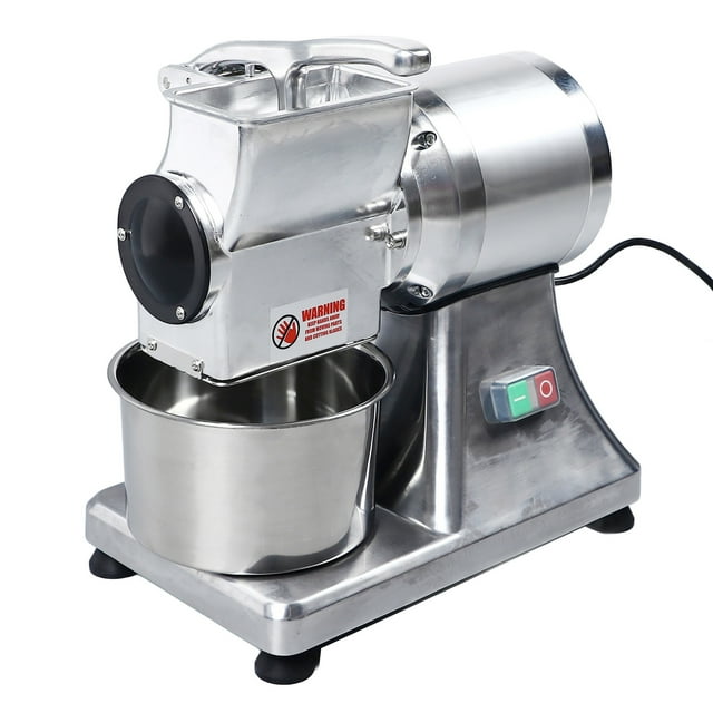 Râpe à Fromage Électrique Commerciale en Acier Inoxydable de 550 W, Grande Capacité, Utilisation pour Grille à Fromage