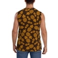 thumbnail image 4 of Gaeub Colorful Pineapple Men's Sleeveless Muscle Shirts Workout Tank Tops, Odor Protection and Comfortable - XX-Large, 4 of 8