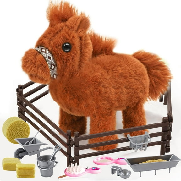 Plush Toys Interactive Toys for Kids,Walking Pet Toys,Realistic Stuffed Animal Toys for Toddlers 1-3 Years Old Birthday Gifts.