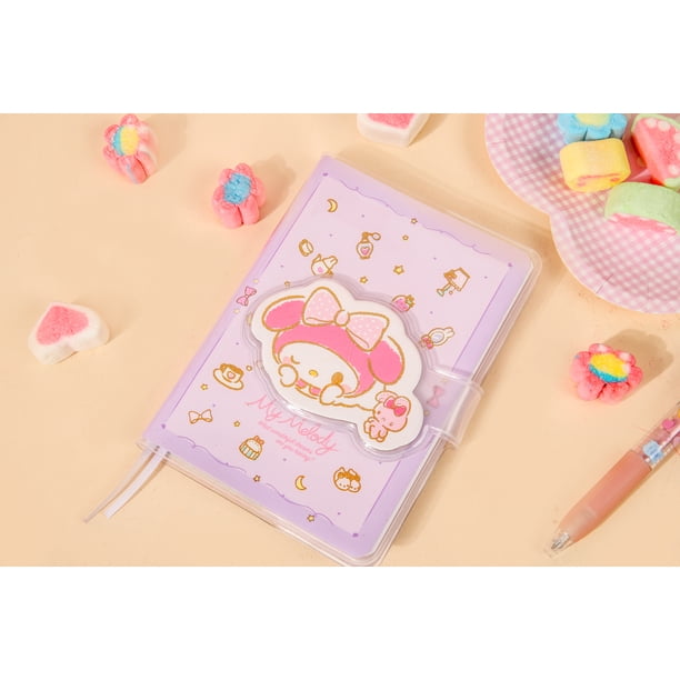 Joytop SR 3733-3736, cuaderno diario con tapa dura hueca Kawaii con melodía de gato y perro, A6, libro con tapa de goma con forma especial
