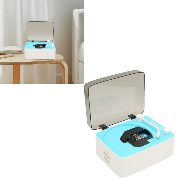 Classic Retro CD Player, Portable, 100HZ -15KHZ, 2400MAH, 0.1 Inch Headphone Jack, Type C Port, Plug And Play, Multifunctional Music Gramophone, Tray Type CD Vintage Music Player