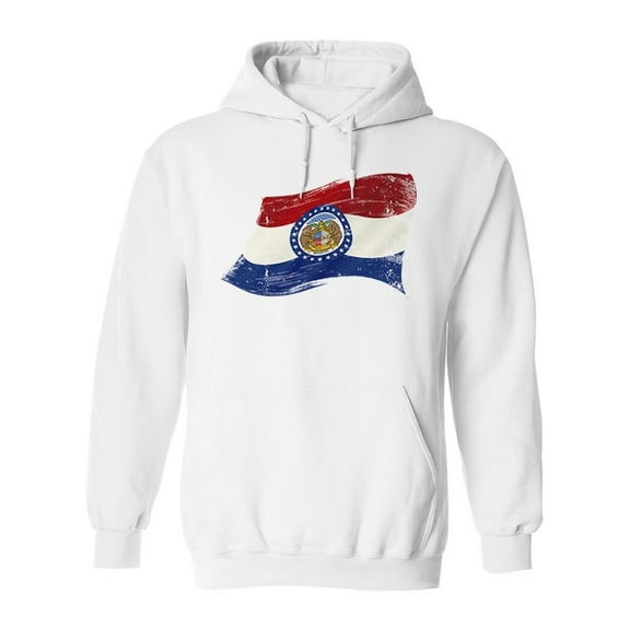 Flag Of Missouri Hoodie Men -Image by Shutterstock, Male XX-Large