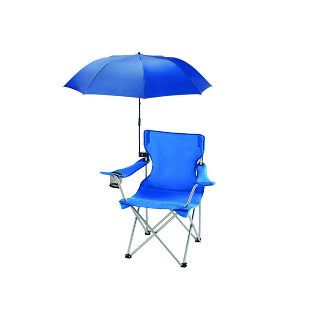 Ozark Trail Chair Umbrella With Universal Clamp Blue Walmart Com Walmart Com