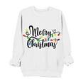 thumbnail image 2 of Elvqul Womens Sweatshirts Crewneck Graphic Tops Long Sleeve Cute Trendy Sweatshirts for Women Christmas, 2 of 6