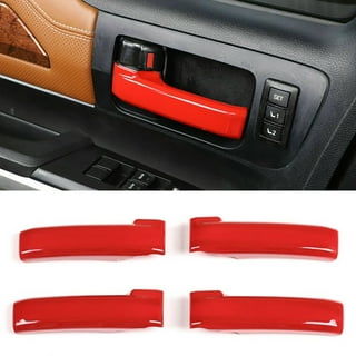 Xinrsheag Dashboard Cover Mat Custom Interior Accessories Dash Covers Reduces Glare Eliminates Cracking(Red Edge) for Toyota Tundra(2022 2023), Size