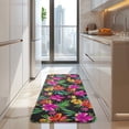 thumbnail image 4 of Pioneer Flower Floral Print Pattern Kitchen Rug Mat,Kitchen Runner Rugs Non Skid Washable,Decorative Kitchen Floor Mats for Kitchen,Sink,Laundry,17"x47.2", 4 of 7