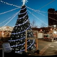 thumbnail image 5 of NITIDSKY 98ft 300 LED Solar Christmas Lights Outdoor Waterproof Solar Rope Lights Yard Patio Garden Christmas Deaorations, White, 5 of 8
