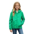 thumbnail image 5 of Kids Boys Girls Hoodie Jacket 2 Pack Hooded Lightweight Windbreaker Jackets Full Zip Outerwear Waterproo𝐟 Uniform Trench Coat, 5 of 8