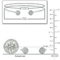 thumbnail image 2 of Dazzlingrock Collection Round White Diamond Open Cuff Bangle Bracelet for Women (0.25 ctw, Color I-J, Clarity I2-I3) in 925 Sterling Silver, 2 of 3