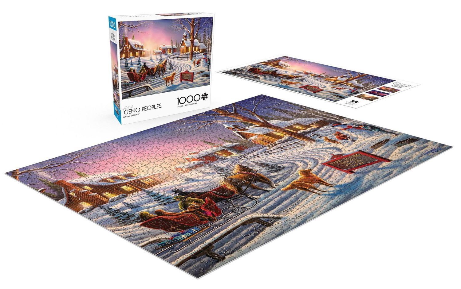 Buffalo Games – Escape series - Sunday Evening - 1000 Piece Jigsaw Puzzle