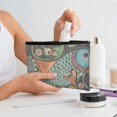 thumbnail image 5 of Rocae Rich Fish for Cosmetic Bags for Women Paper Reusable Cosmetic Bag Travel Toiletry Organizer Capacity Multipurpose Zipper Pouch, 5 of 8