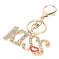 thumbnail image 1 of Rhinestone Kiss Keychain,Crystal Kiss Keychain Rhinestone Key Ring Key Chain Modern Innovation, 1 of 14