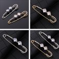 thumbnail image 4 of 2Pcs Safety Pin Beautiful Scarves Buckles Chic Shawl Clip Clothing Accessories, 4 of 6