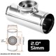 thumbnail image 1 of Universal SSQV 2inch 3inch Flange Adapter Piping Tube Pipe Aluminum Turbo Blow Off Valve Flange Adapter Pipe 51mm 76mm, 1 of 5