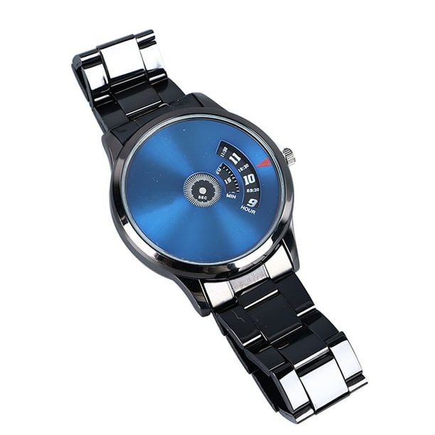 Reloj De Cuarzo Para Hombres, Reloj De Negocios Para Hombres, Correa Negra Exquisita, Resistente Al Agua Para El Trabajo