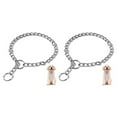 thumbnail image 1 of Transemion Dog Chain Collars Lightweight And Durable Metal Collar For Smooth Pet Walking Appropriate Size 2Set, 1 of 6