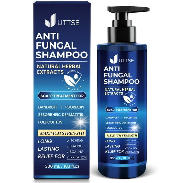 Champú antifúngico Uttse para la psoriasis del cuero cabelludo, 300 ml