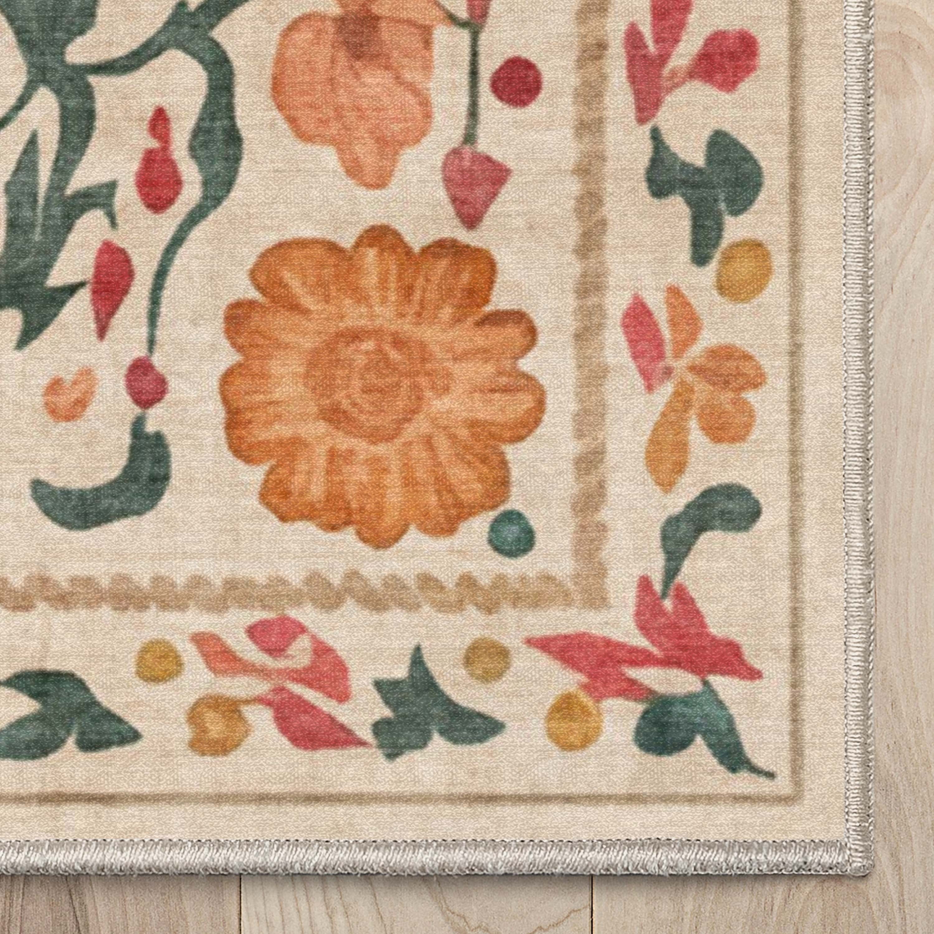 Well Woven Zebra’s Haven 7'10" x 9'10" Rug – Vibrant Multicolor, Stain-Resistant & Easy to Clean