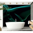 thumbnail image 6 of Tiptophomedecor Abstract Wallpaper Wall Mural - Blue Smoke Waves, 6 of 6