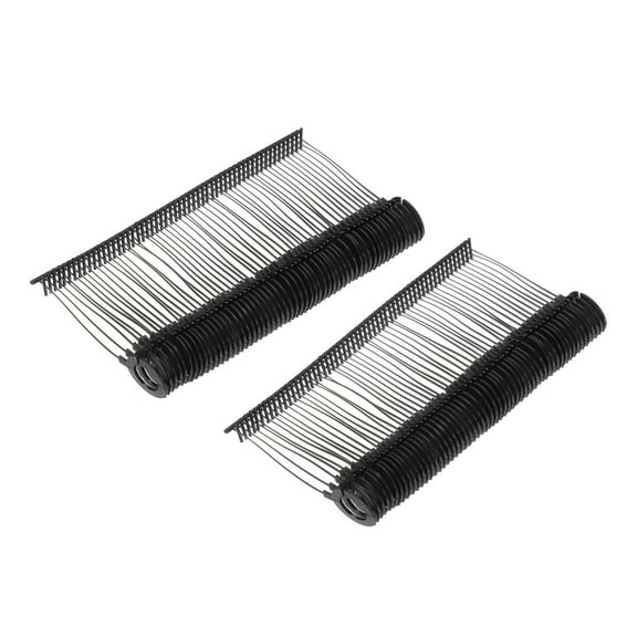 Uxcell Round Hook Standard Tagging Fasteners for Garment Price Tag Label Tagging 35mm/1.38",Pack of 500 Black