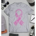 thumbnail image 3 of S4E Men's Pink Ribbon Word Montage T-Shirt XXXX-Large Sports Grey, 3 of 4