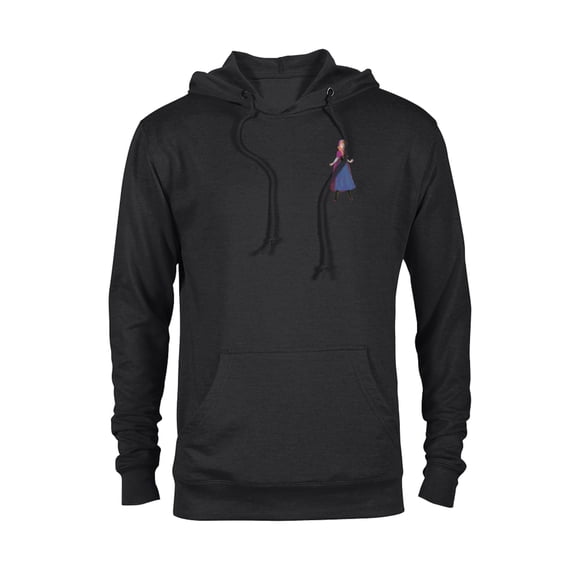 Disney Frozen Anna Small Pose - Pullover Hoodie for Adults - Customized-Black