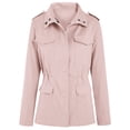 thumbnail image 5 of Sherrylily Women Military Anorak Utility Coat Casual Zip Up Lightweight Jacket with Pockets, 5 of 7