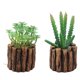 thumbnail image 1 of 2 uds simulación suculentas bonsái adornos creativos flores artificiales decoración interior plantas verdes, 1 of 5