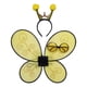 thumbnail image 4 of Diadema y gafas con antena de abeja y alas de abeja para disfrazarse, juego de rol novedoso, cosplay Amarillo, 4 of 9