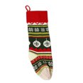 thumbnail image 1 of Cateissary Bolsa de Navidad tejida, regalo a rayas, medias de embalaje de dulces, decoración del hogar, colgador, calcetines, accesorios de Kits de decoración para fiestas Copo de nieve, 1 of 6