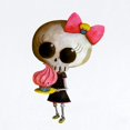 thumbnail image 2 of CafePress - Skeleton Girl With Cupcake Body Suit - Baby Light Bodysuit, Size Newborn - 24 Months, 2 of 4