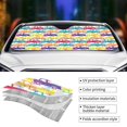 thumbnail image 3 of Kdxio Colorful Car Print Front Windshield Sun Shade,Folding Auto Sunshade for Car Truck SUV-Medium, 3 of 5