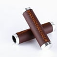 thumbnail image 1 of Bicycle Pu Leather Anti Slip Handlebar Grips Cover Cycling Grip, 1 of 7