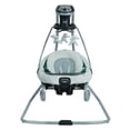 thumbnail image 4 of Graco DuetSoothe Baby Swing and Rocker with Portable Seat, Sapphire Green, 4 of 7